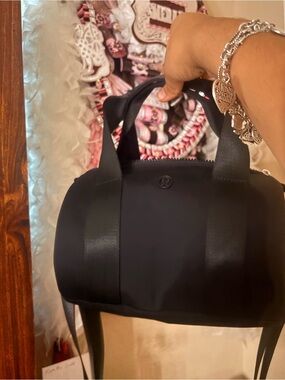 lululemon smiley face bag lululemon athletica | Bags | Lululemon Yellow Be Happy Daily Essentials  Mini Pouch 5l Smiley